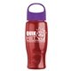 Poly - Pure - 27 oz Transparent Bottle With Oval Crest Lid