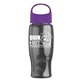 Poly - Pure - 27 oz Transparent Bottle With Oval Crest Lid