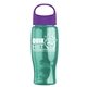 Poly - Pure - 27 oz Transparent Bottle With Oval Crest Lid