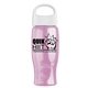 Poly - Pure - 27 oz Transparent Bottle With Oval Crest Lid