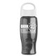 Poly - Pure - 27 oz Transparent Bottle With Oval Crest Lid