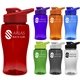 Poly - Pure Jr. - 18 oz Transparent Bottle with Drink thru lid