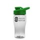 Poly - Pure Jr. - 18 oz Transparent Bottle with Drink thru lid