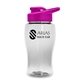 Poly - Pure Jr. - 18 oz Transparent Bottle with Drink thru lid