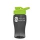 Poly - Pure Jr. - 18 oz Transparent Bottle with Drink thru lid
