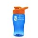 Poly - Pure Jr. - 18 oz Transparent Bottle with Drink thru lid