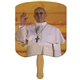 pope francis hand fan stock graphic - paper products