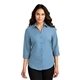 Port Authority(R) Ladies 3/4- Sleeve Carefree Poplin Shirt
