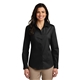 port authority(r) womens long sleeve carefree poplin shirt