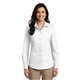 port authority(r) womens long sleeve carefree poplin shirt