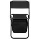 Portable Folding Chair with Storage Pouch - 600D Polyester