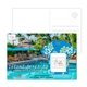 Post Card With Full - Color Hawaiian Shirt Luggage Tag