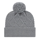 Premium Diagonal Weave Knit Cap with Cuff