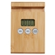 Prime Line Home Table Bamboo Timer Stand