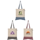 Quebec - 5 oz Two - Tone Recycled Cotton Tote