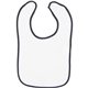 Rabbit Skins Contrast Trim Terry Bib - ALL