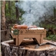 Raleigh CasusGrill(TM) Biodegradable BBQ Grill w / Recycled Cotton Tote Bag