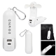 Rechargeable Power Bank With Fan Flashlight