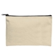 recycled canvas zippered pouch