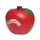Red Apple Stress Shape With Green Leaves