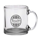 Red Eye 13 oz Libbey Clear Glass Coffee Mug