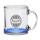 Red Eye 13 oz Libbey Clear Glass Coffee Mug