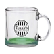 Red Eye 13 oz Libbey Clear Glass Coffee Mug