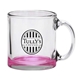 Red Eye 13 oz Libbey Clear Glass Coffee Mug