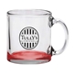 Red Eye 13 oz Libbey Clear Glass Coffee Mug