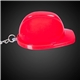 Red Plastic Construction Hat Bottle Opener Key Chains