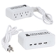 Relay 5 Ft. Charging Station with Type - C, USB AC Outlets