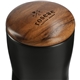 reno double wall ceramic tumbler w / wood lid 10oz