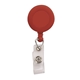 Retractable Zip Cord w / Epoxy Dome Vinyl Snap Attachment w / Bulldog Clip