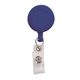 Retractable Zip Cord w / Epoxy Dome Vinyl Snap Attachment w / Bulldog Clip