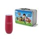 Retro Lunch Box Kit with 14 oz Stainless Steel Champagne Flute with a Rubberized Finish
