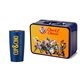 Retro Lunchbox + 20 oz Stainless Steel Tumbler In Vacuum Formed Insert