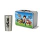 Retro Lunchbox + 20 oz Stainless Steel Tumbler In Vacuum Formed Insert