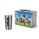 Retro Lunchbox + 20 oz Stainless Steel Tumbler In Vacuum Formed Insert