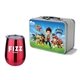 Retro Lunchbox + Single 10 oz Stemless Wine Glass In Vacuum Formed Insert