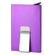 RFID Pop - up Card Holder Wallet With Clip