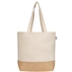 Rio Collection - 5 oz Recycled Cotton and Jute Shopper Tote Bag