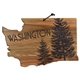 Rock Branch(R) Origins Series Washington State Shaped Wood Serving and Cutting Board