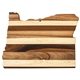 Rock Branch(R) Shiplap Series Oregon State Shaped Wood Serving and Cutting Board