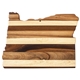 rock branch(r) shiplap series oregon state shaped wood serving and cutting board