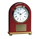 JAFF Collection Rosewood Arch with Brass Bezel Clock