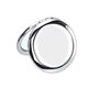Round 2X Magnifying Mirror Compact w / Epoxy Dome Insert