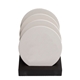 Round Ceramic Coaster 4 Pc. Set with Stand