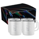 rover camp mug 14oz 4 in 1 gift set