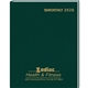 Ruled Monthly Format Stitched to Cover Desk Planner