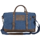 Blue / Brown Ryker Canvas Duffel Bag